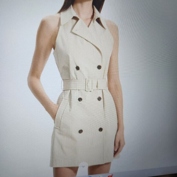 NWT Theory Trench Coat Dress size 4 - Picture 1 of 5